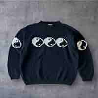 Macmahon knitting millsマクマホン　新品　陰陽ニットベスト Macmahon knitting millsマクマホン 新品 陰陽ニットベスト